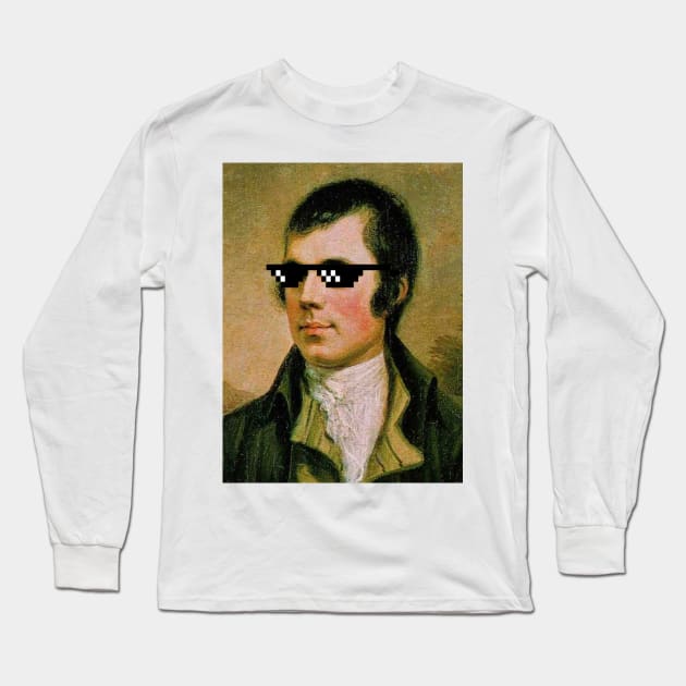 Robert Burns Rabbie Burns Burns Night Long Sleeve T-Shirt by GoldenGear